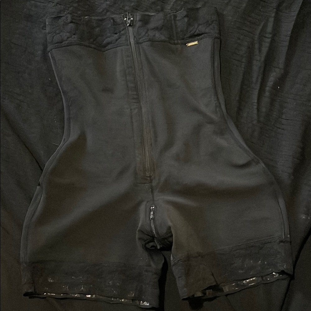 High-Waist Black Shaping Shorts